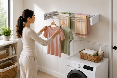 EcoBee™ Wall-Mounted Clothing Rack