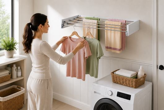 EcoBee™ Wall-Mounted Clothing Rack
